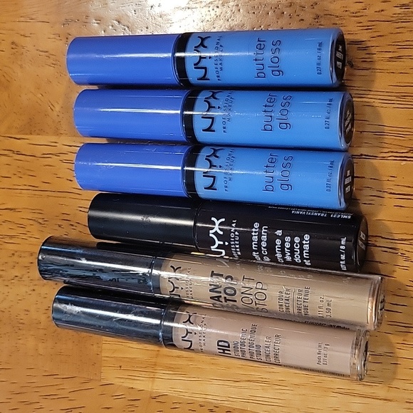 NYX Professional Make up bundle NWT Concealer, Butter Gloss, lip cream - Picture 5 of 5